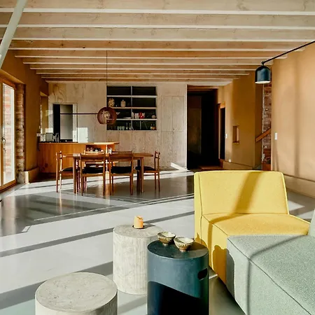 בית נופש Modern Glass And Brick Retreat At Kronsee Rutenberg