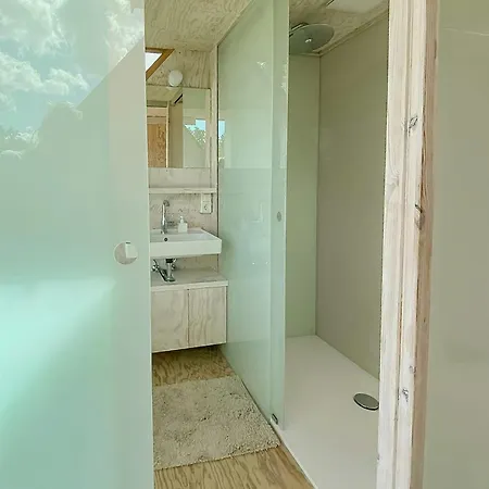 בית נופש Modern Glass And Brick Retreat At Kronsee Rutenberg